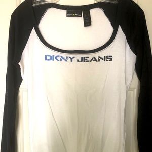 DKNY Jeans baseball shirt S